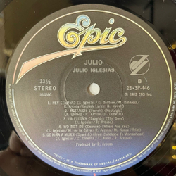 Винтажная виниловая пластинка LP Julio Iglesias Non Si Vive Cosi (Japan 1983) (Obi)