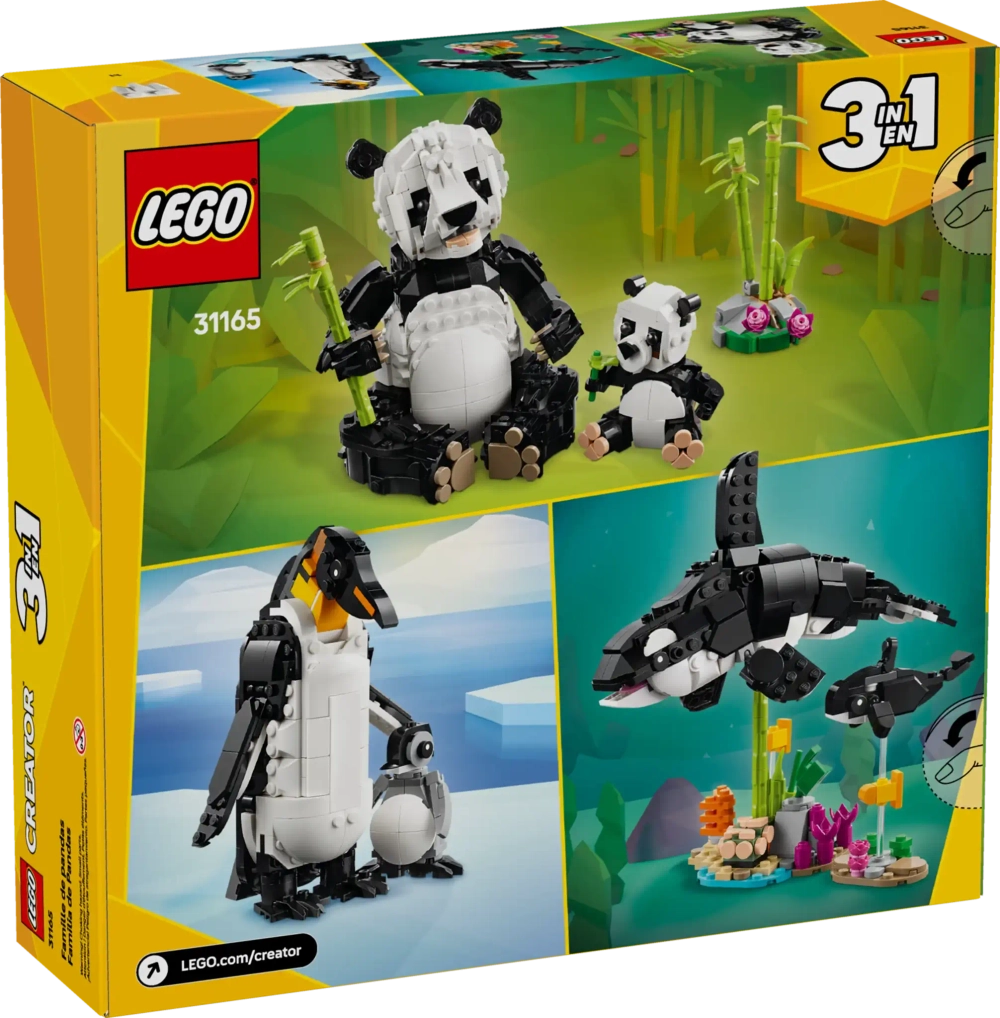 Конструктор LEGO Creator 31165 Панда, 3в1