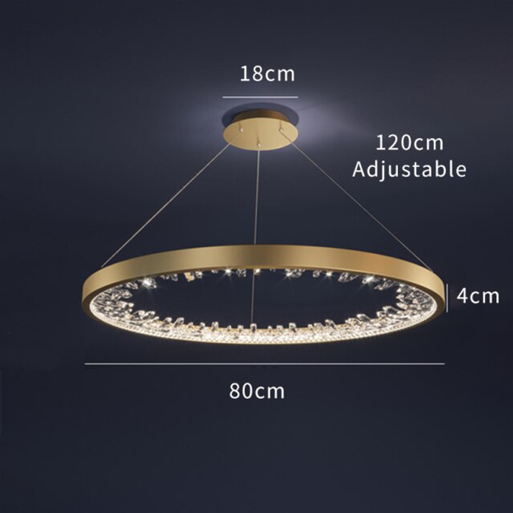 Люстра XD-80 gold