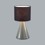 8132/1T MODERNI LN26 480 серый/черный, керамика/текстиль Настольная лампа Е14 1*40W 220V SEGI