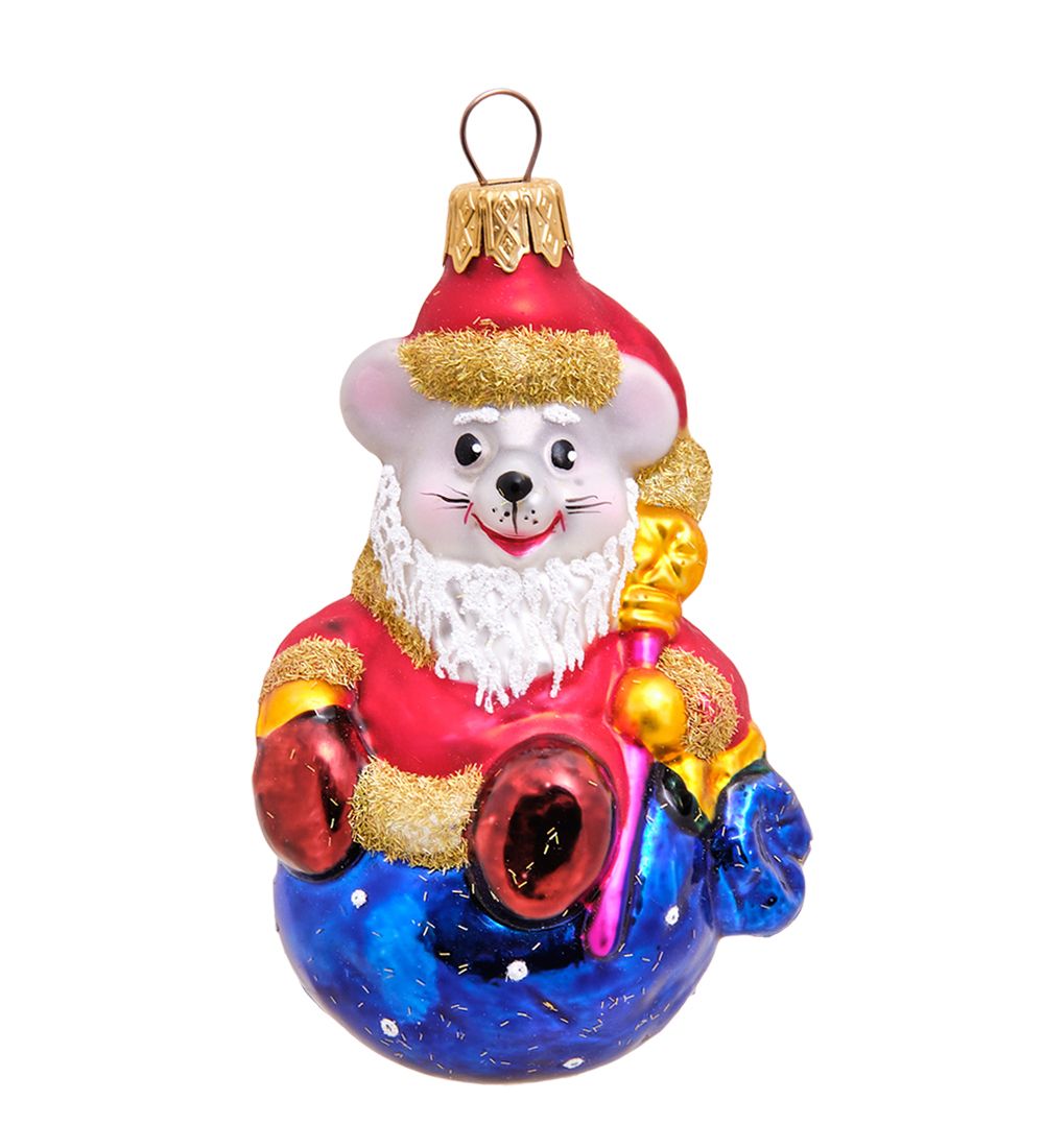 Элита НФ-908/2 Фигурка «Мышка на мешке» ёлочное украшение