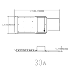 Светильник уличный светодиодный ЭРА SPP-503-0-50K-030 30Вт 5000К IP65 КСС Ш