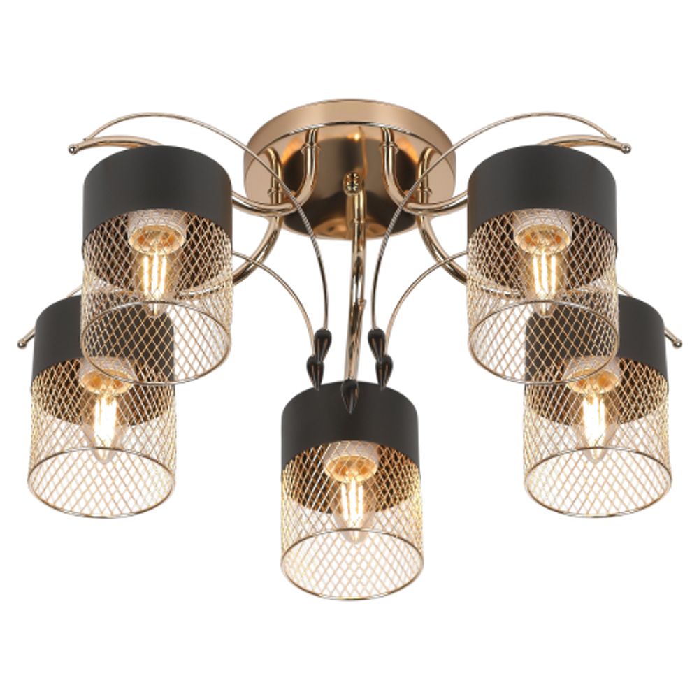 Люстра Rivoli Hulda 9068-305 5 х E27 60 Вт модерн