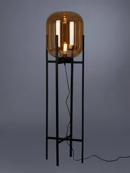 Напольный светильник Bottle 140 см, янтарное стекло