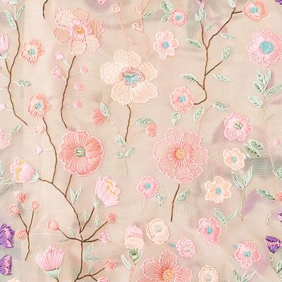 Вышитые цветы