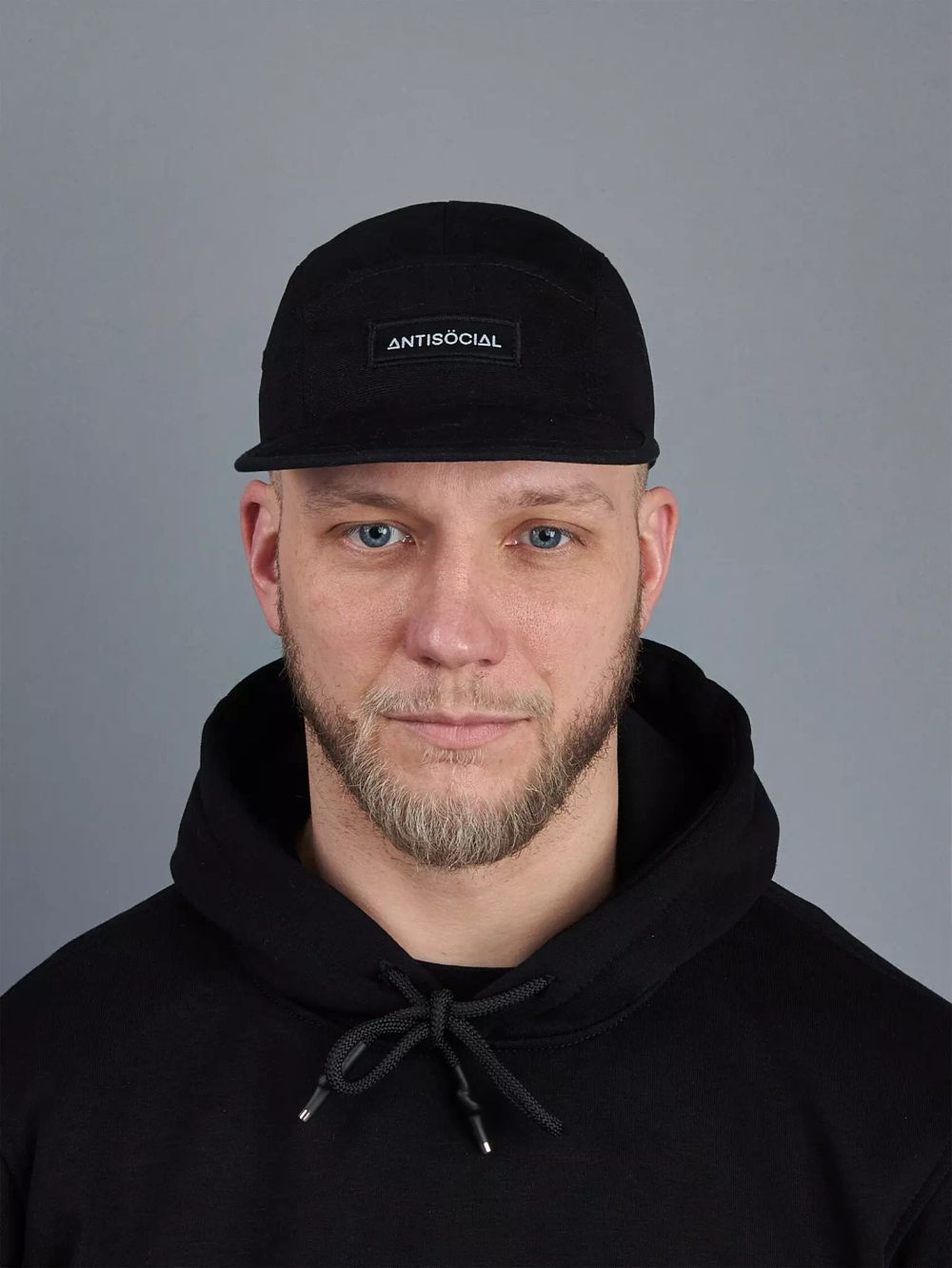 Кепка Antisocial 5 panel patch Черная