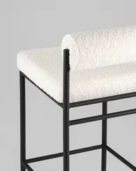 Полубарный стул Bau 65 см, молочный