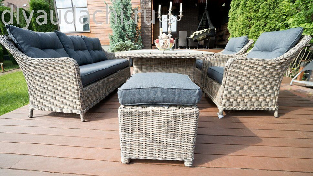 САРДИНИЯ комплект мебели из искусственного ротанга