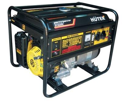 Портативный бензиновый генератор (4.5 кВт) HUTER DY5000L