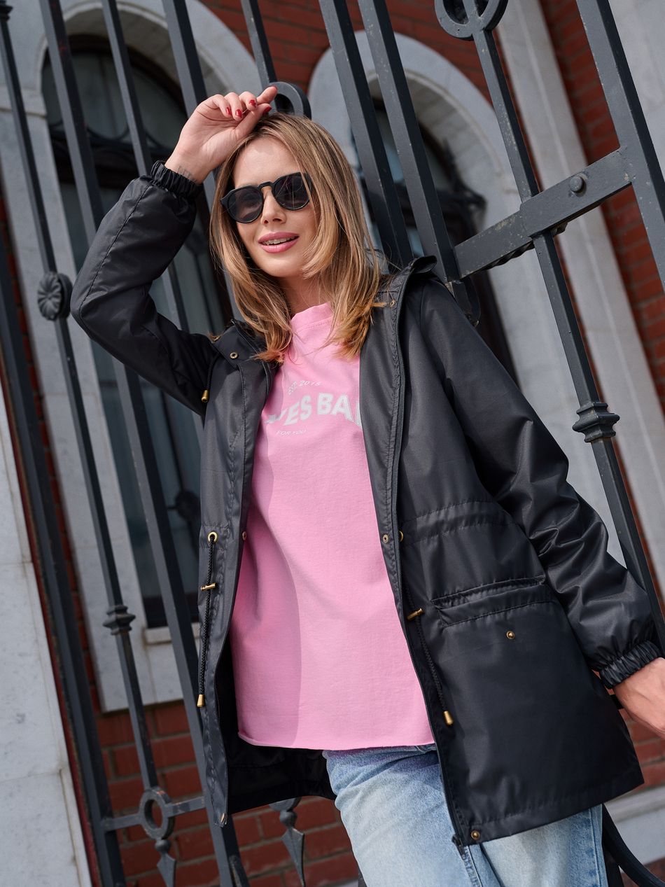 Ветровка женская "Грин" черный