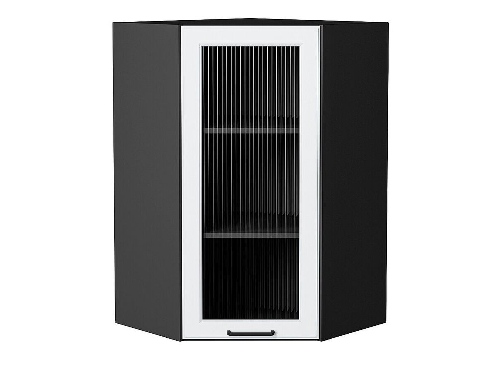 Шкаф верхний угловой остекленный Барселона