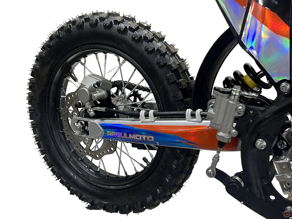 Питбайк Regulmoto PILOT EM 17/14 черный/оранжевый