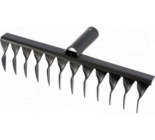 ГРАБЛИ ВИТЫЕ СИБРТЕХ 12-ЗУБЫЕ Б/ЧЕРЕНКА 1ШТ 61740