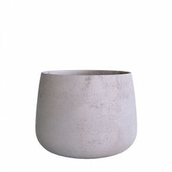 Кашпо CONE CONCRETE WHITE D60 H42