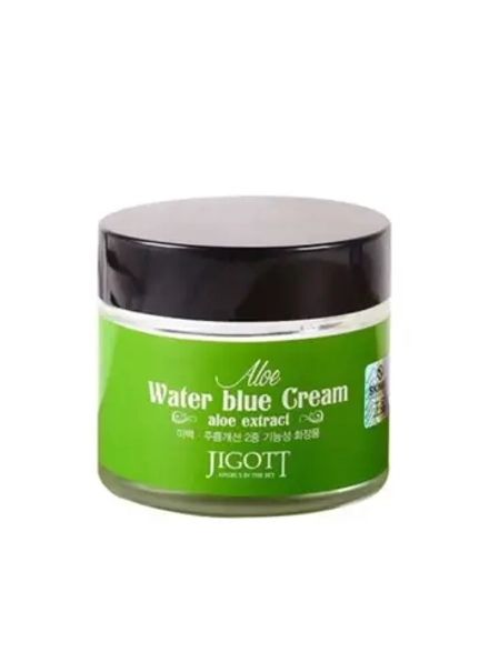 JIGOTT - КРЕМ ДЛЯ ЛИЦА УВЛАЖНЯЮЩИЙ С ЭКСТРАКТОМ АЛОЭ ALOE WATER BLUE CREAM, 70 ML