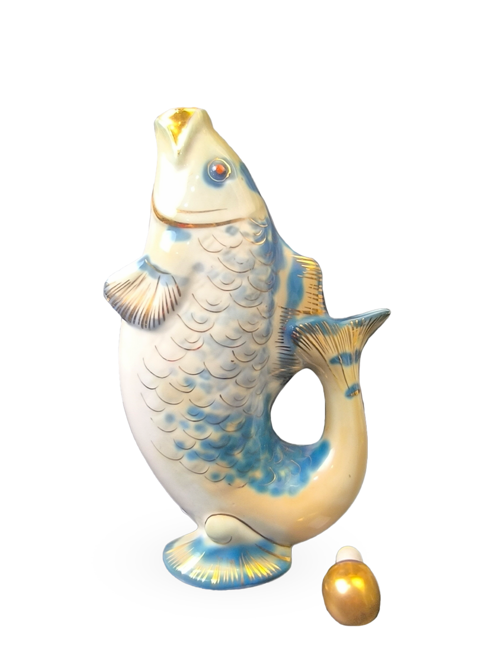 Штоф для крепких напитков "Рыба" Рижский завод