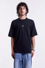 Футболка Гербарий Колокольчик черная