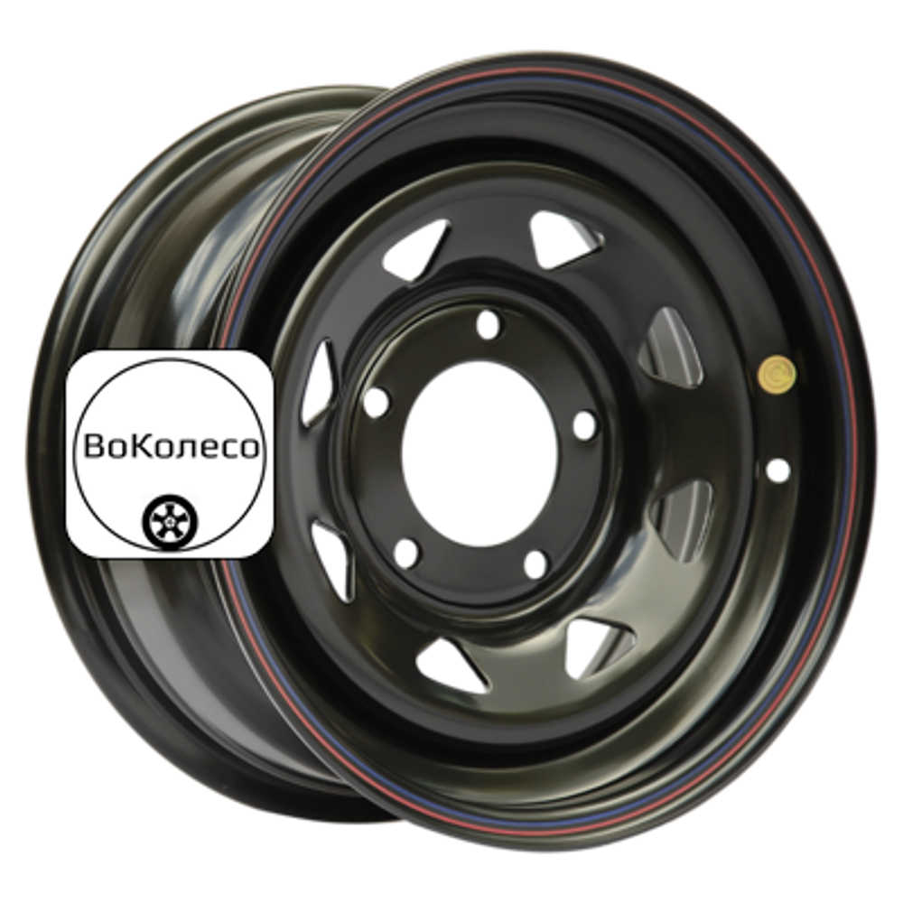 7x15/5x139,7 ET25 D98,5 ВАЗ Нива Х (треуг. мелкий) Черный (LTM) (с увелич.полкой) ZEPP 4x4