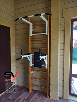 Монтаж шведской стенки Sv Sport в пеноблочные, газоблочные стены