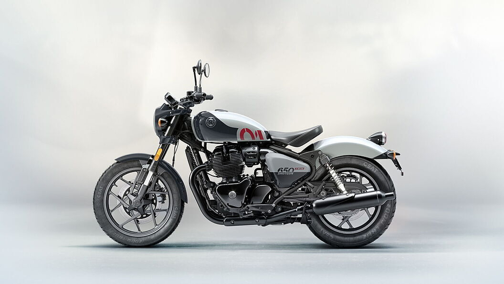 Royal Enfield Shotgun 650 Stencil White (Premium)