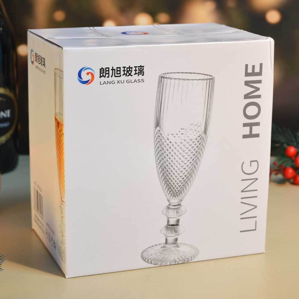 Набор бокалов 6шт 165мл, d5,6см, h18,6см, LXZS3210