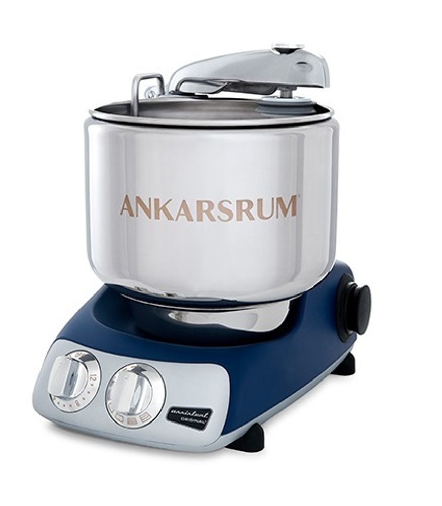 Синий миксер-тестомес Ankarsrum Assistant Original AKM 6230 Royal Blue, фото