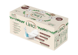 LINO Прокладки гигиенические ежедневные женские хлопковые ультратонкие, 60шт., блок 15шт.