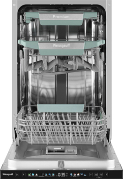 Встраиваемая посудомоечная машина Weissgauff BDW 4160 Real Touch DC Inverter Timer Floor