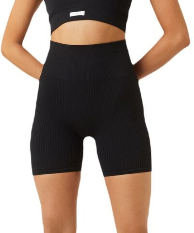 Женские теннисные шорты Bj_rn Borg Borg Seamless Rib Shorts - Black
