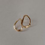 Серьги Инжир, позолотой