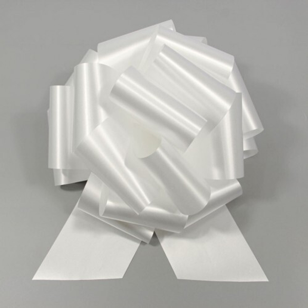 
          Бант Для Упаковки Подарка Большой 10 См (Белый)