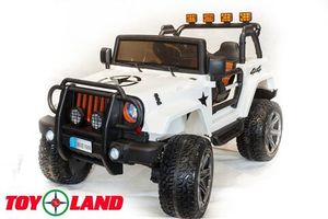 Детский электромобиль Toyland Jeep WHE 1688 белый