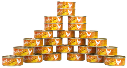 Консервы DELISH Premium для собак с курицей - 24 х 100 гр (набор)