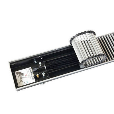 Конвектор внутрипольный KVZ - 420x110x2000 мм (естественная конвекция, без решетки)