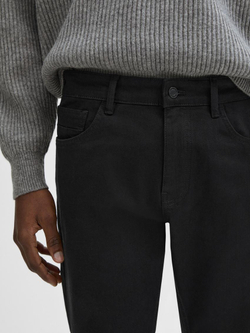 Massimo Dutti Джинсы облегающего кроя из смесового хлопка, черный