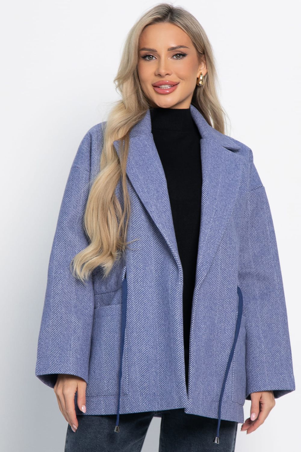 Пальто-пиджак (джинс) Б15085-7М LT Collection