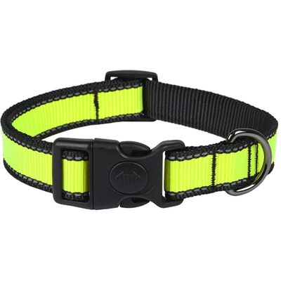 Ошейник look m нейлон фиксатор св/от 20" 28-45 rich breed онл-220 салатовый
