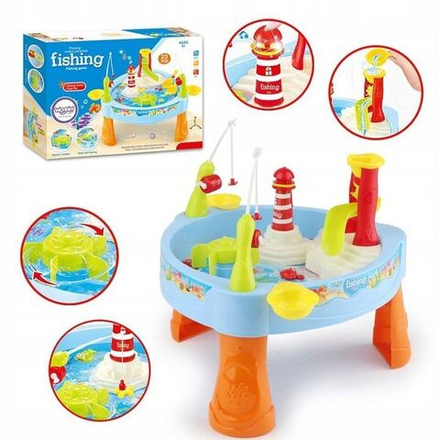 Игрушка для песочницы Woopie - Игровой набор для песочницы Водяной столик с игрой для рыбалки - Вупи 29658