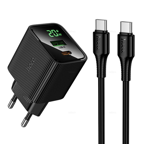 Зарядное устройство для Type-C PD20W+QC3.0 Hoco CS83A (black)