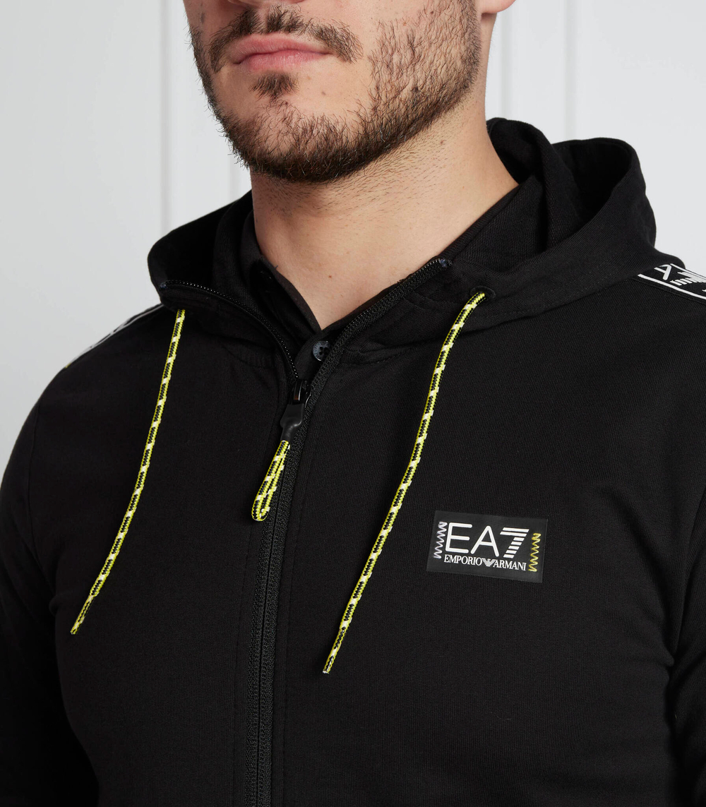 Худи EA7 - черный(3RPM09 PJ05Z)