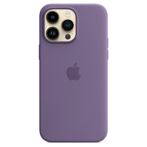 Силиконовый чехол с поддержкой MagSafe Apple Silicone Case для iPhone 14 Pro Max, Iris (Фиолетовый ирис)