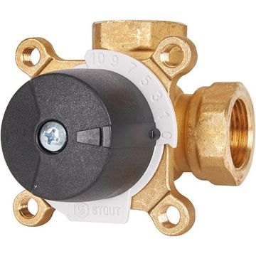 Трёхходовой 3-х ходовой смесительный клапан Stout 1" Kvs 8 м3/ч SVM-0003-012501