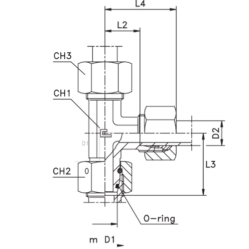 Соединение PNL DL42 М52х2 (в сборе)