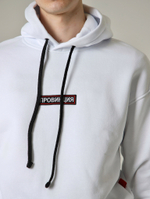 Купить худи мужское белое провинция