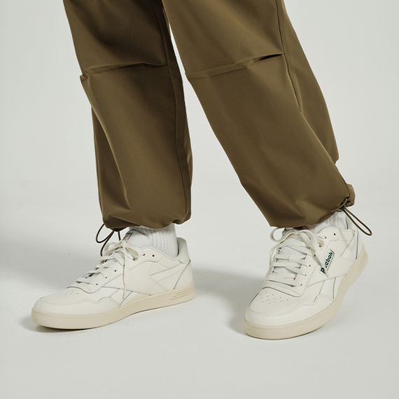 reebok Кроссовки для скейтбординга Low Top Бело-зеленый Унисекс