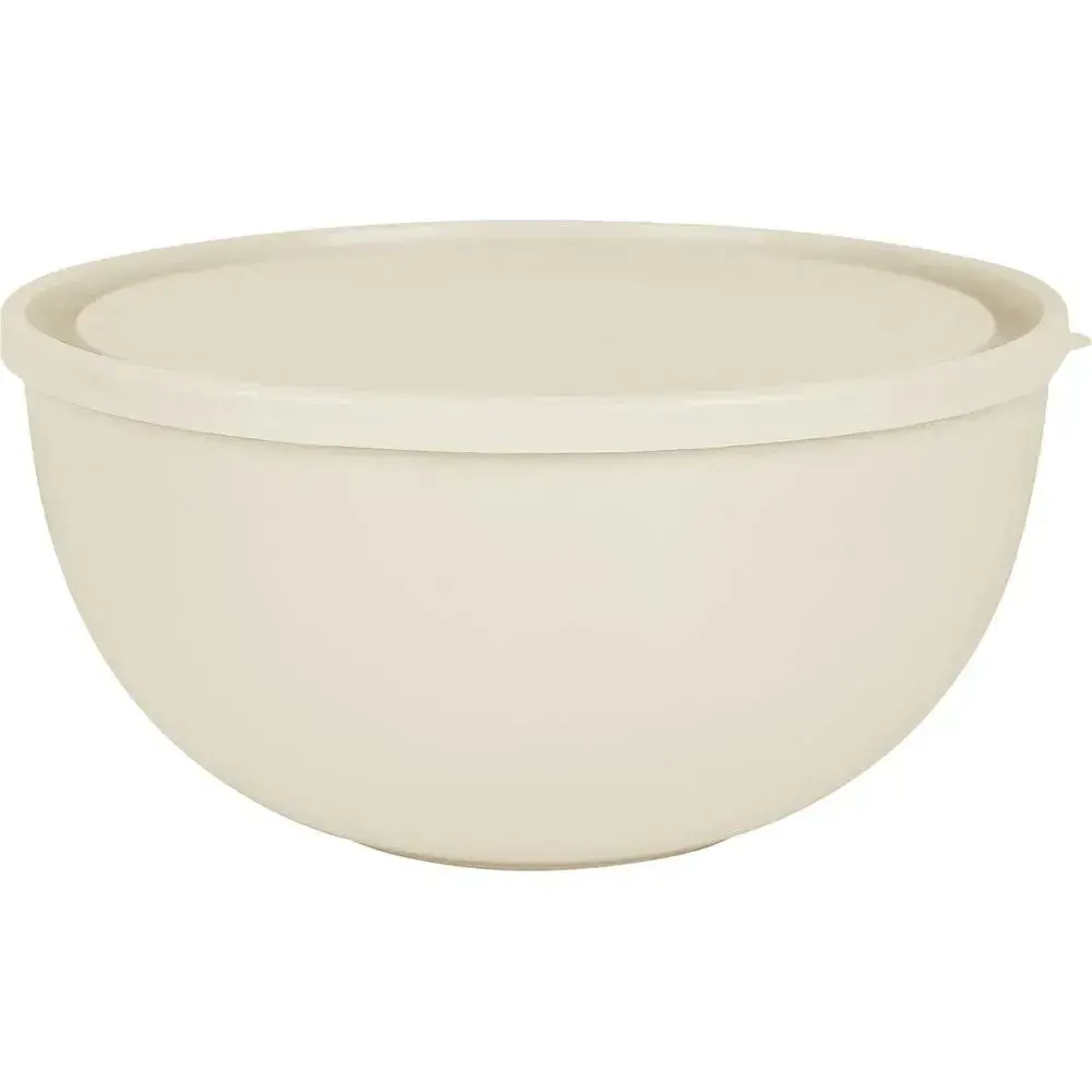 Салатник Plast Team Galaxy с крышкой 4л 260х130 мм молочный туман