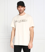 футболка logo emb Alexander McQueen - кремовый(649876 QUZ56)