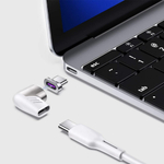 Адаптер USB-С - USB-C, магнитный, белый