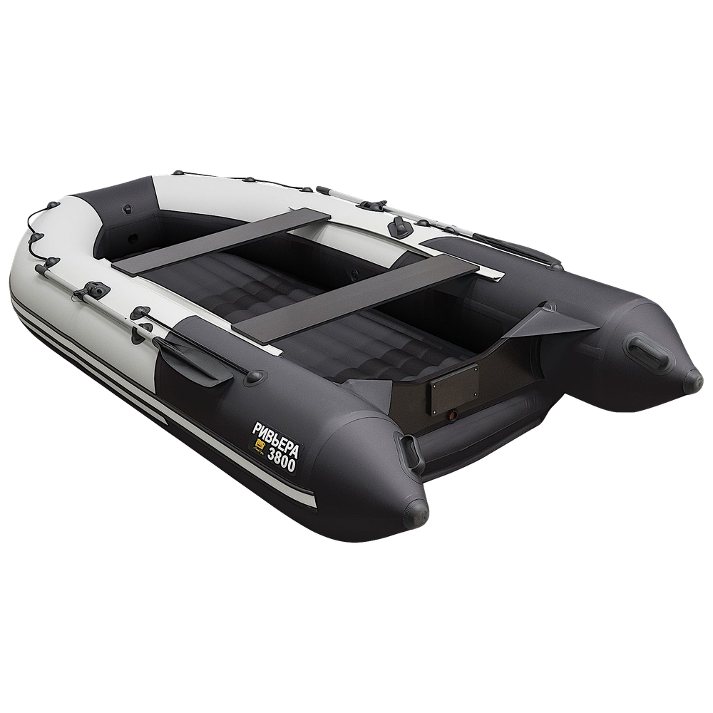 Лодка ПВХ Мастер Лодок Ривьера Компакт 3800НДНД "Комби" -