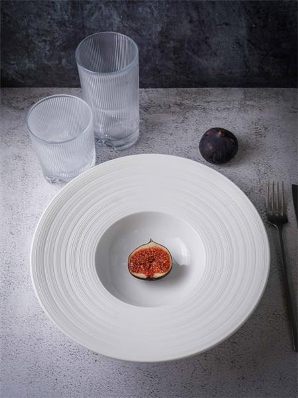 Тарелка глубокая / для пасты 250 мл, d 26 см h 6,5 см, фарфор, Linea